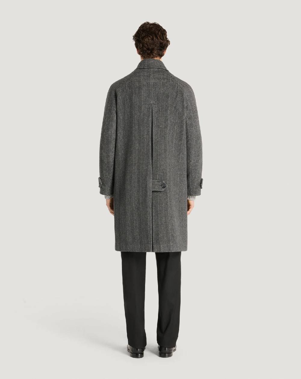 Pt Torino Cappotto in drap di lana e cachemire Nuovo