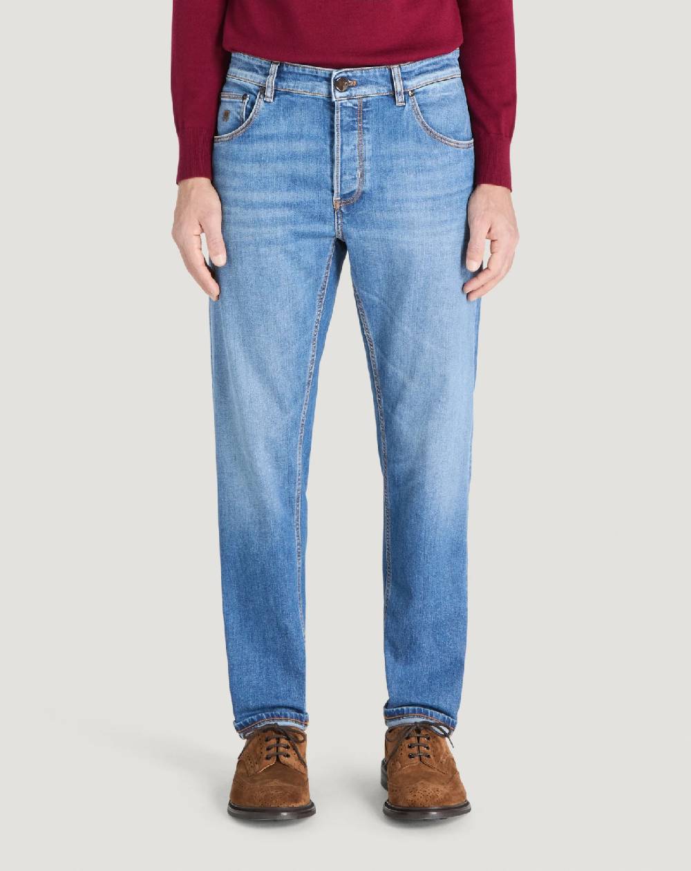 Pt Torino Jeans Reggae in denim stretch superfine Vendita