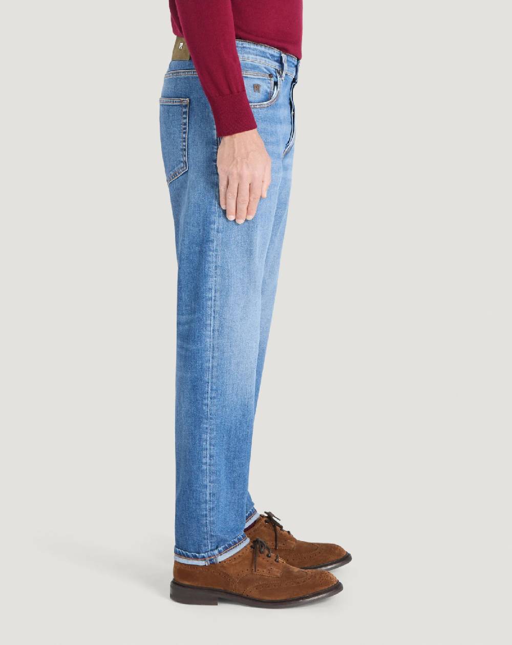Pt Torino Jeans Reggae in denim stretch superfine Vendita