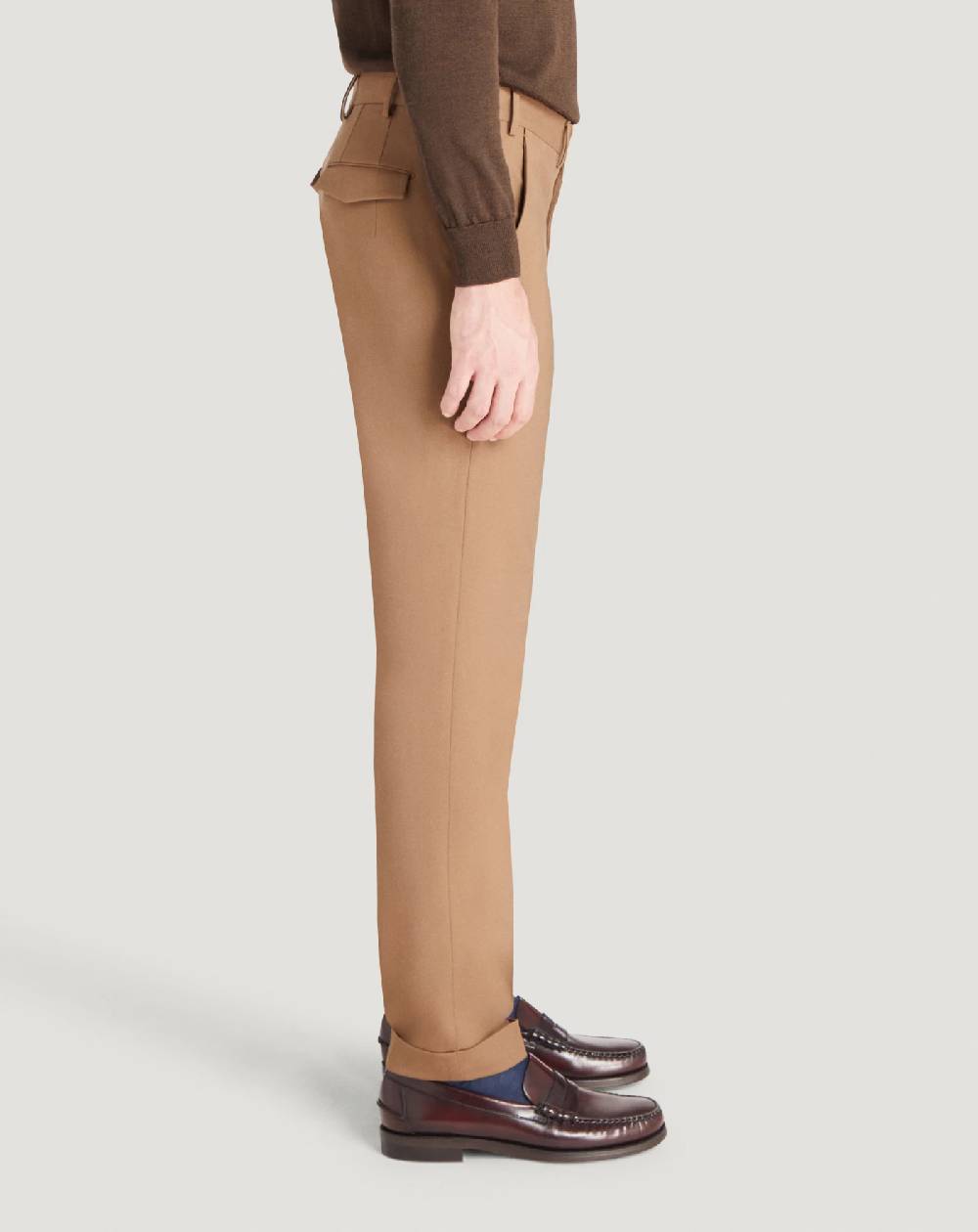 Pt Torino Pantaloni Master in lana batavia Promozione