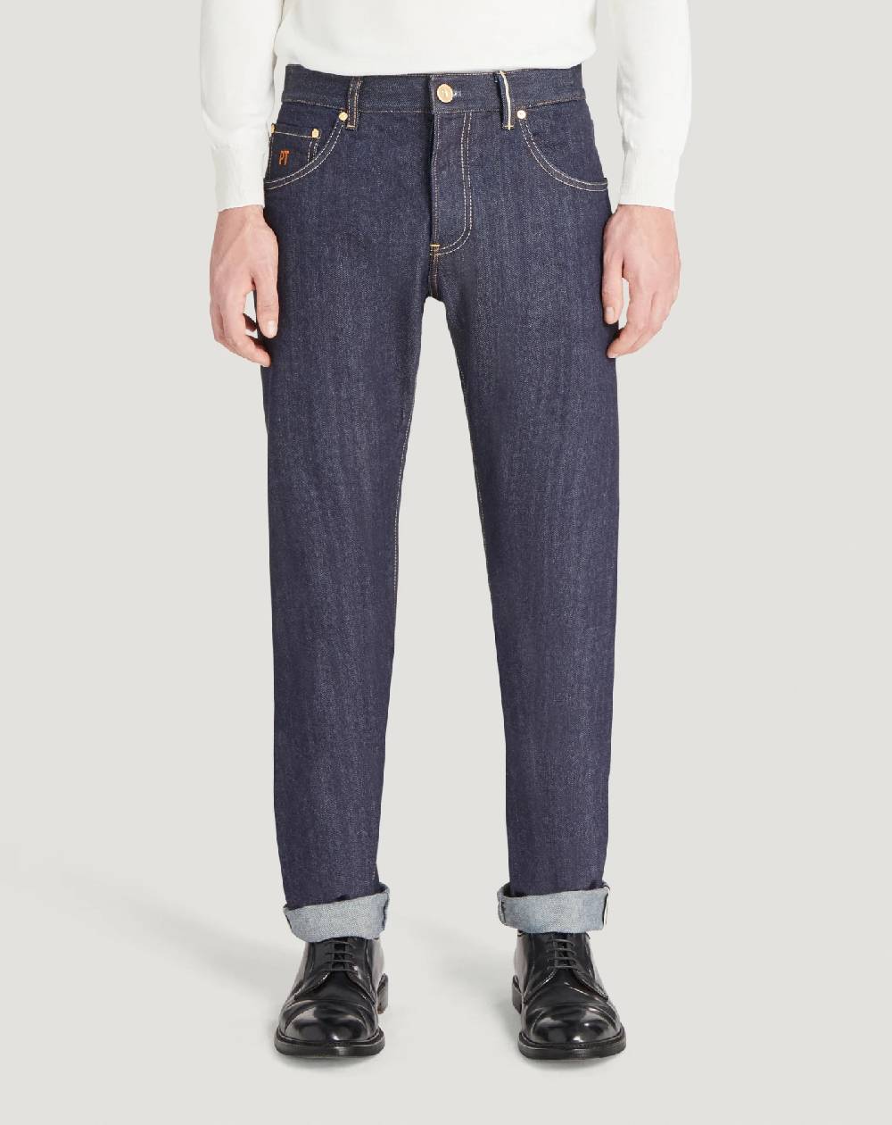 Pt Torino Jeans Breakbeat in denim organico stretch Pezzi Unici