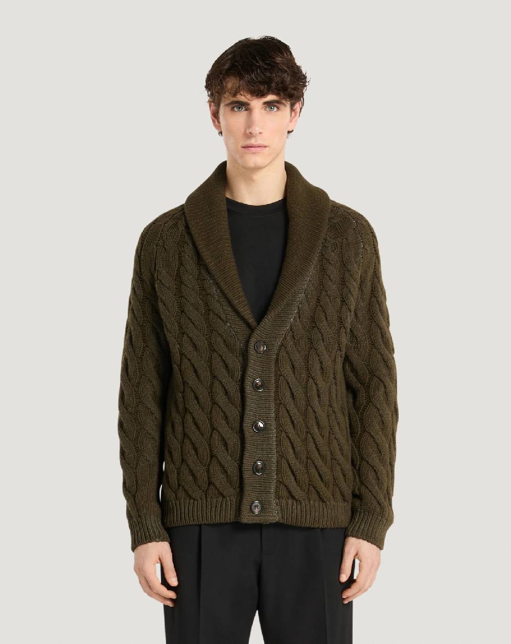 Pt Torino Cardigan in lana e cachemire Consegna Veloce