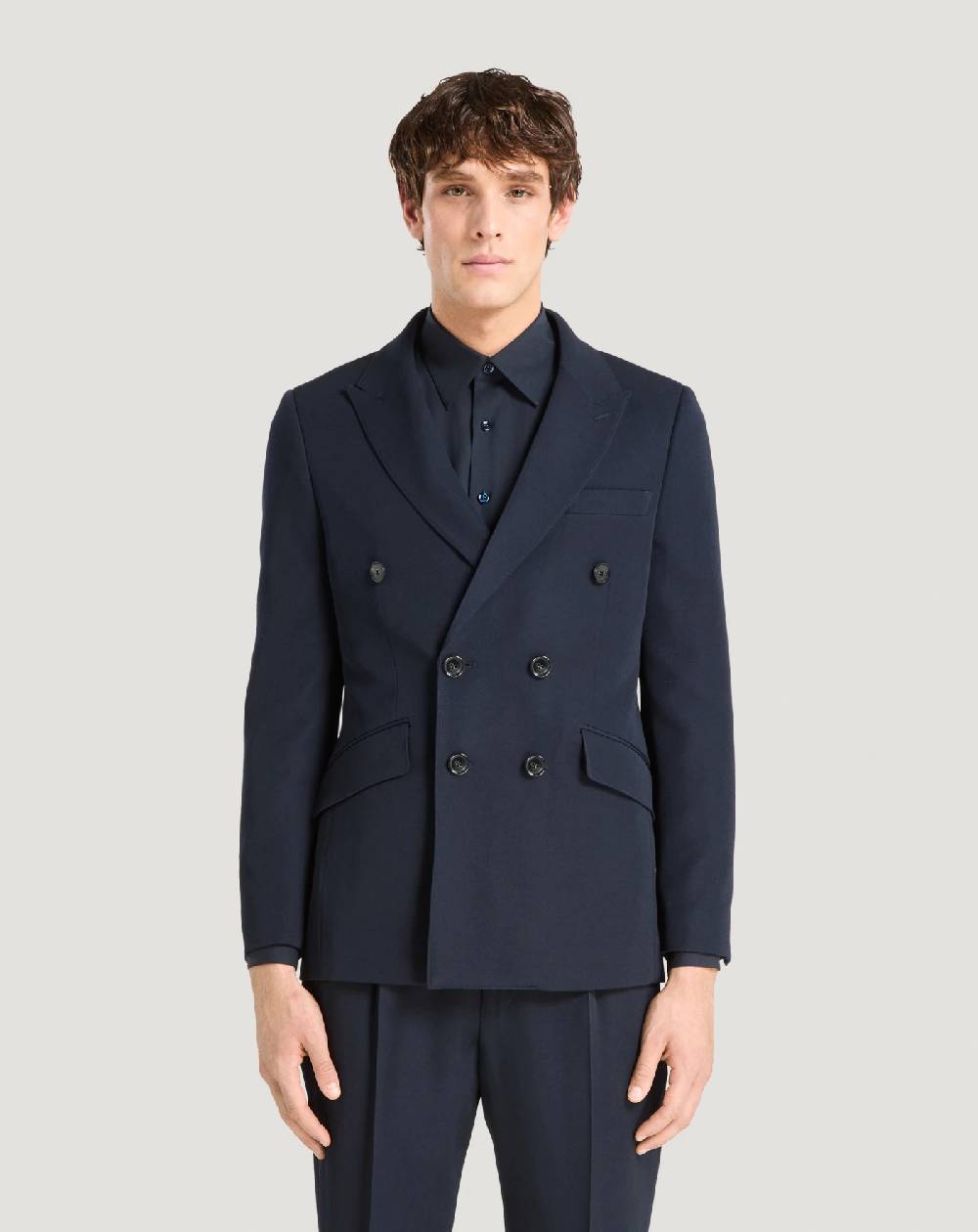 Pt Torino Blazer in lana granité Novità