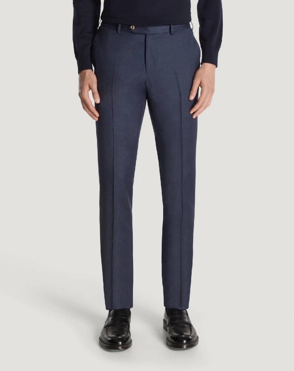 Pt Torino Pantaloni Slim in flanella Italia
