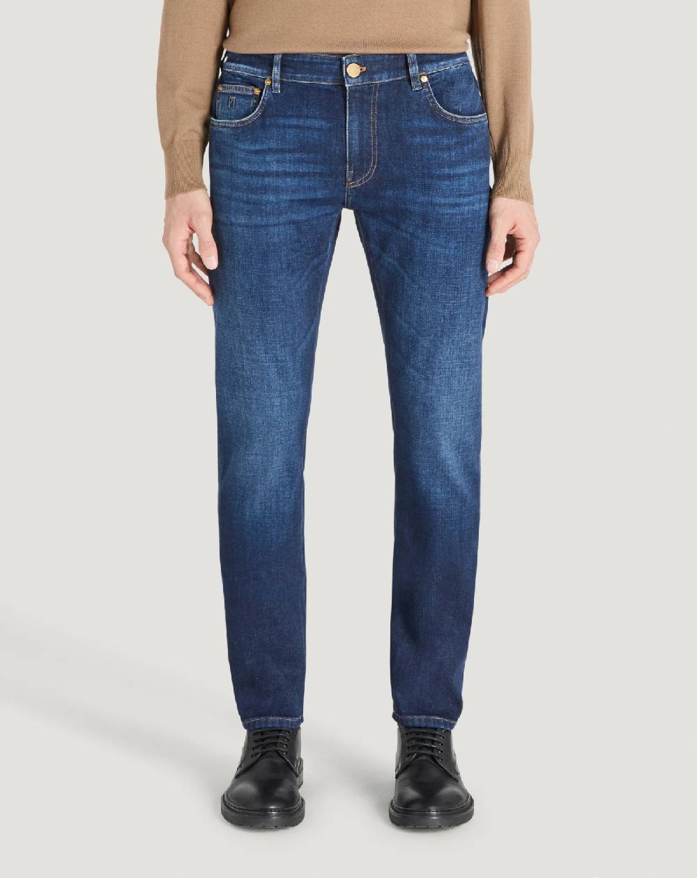 Pt Torino Jeans Swing in denim di cotone stretch Online
