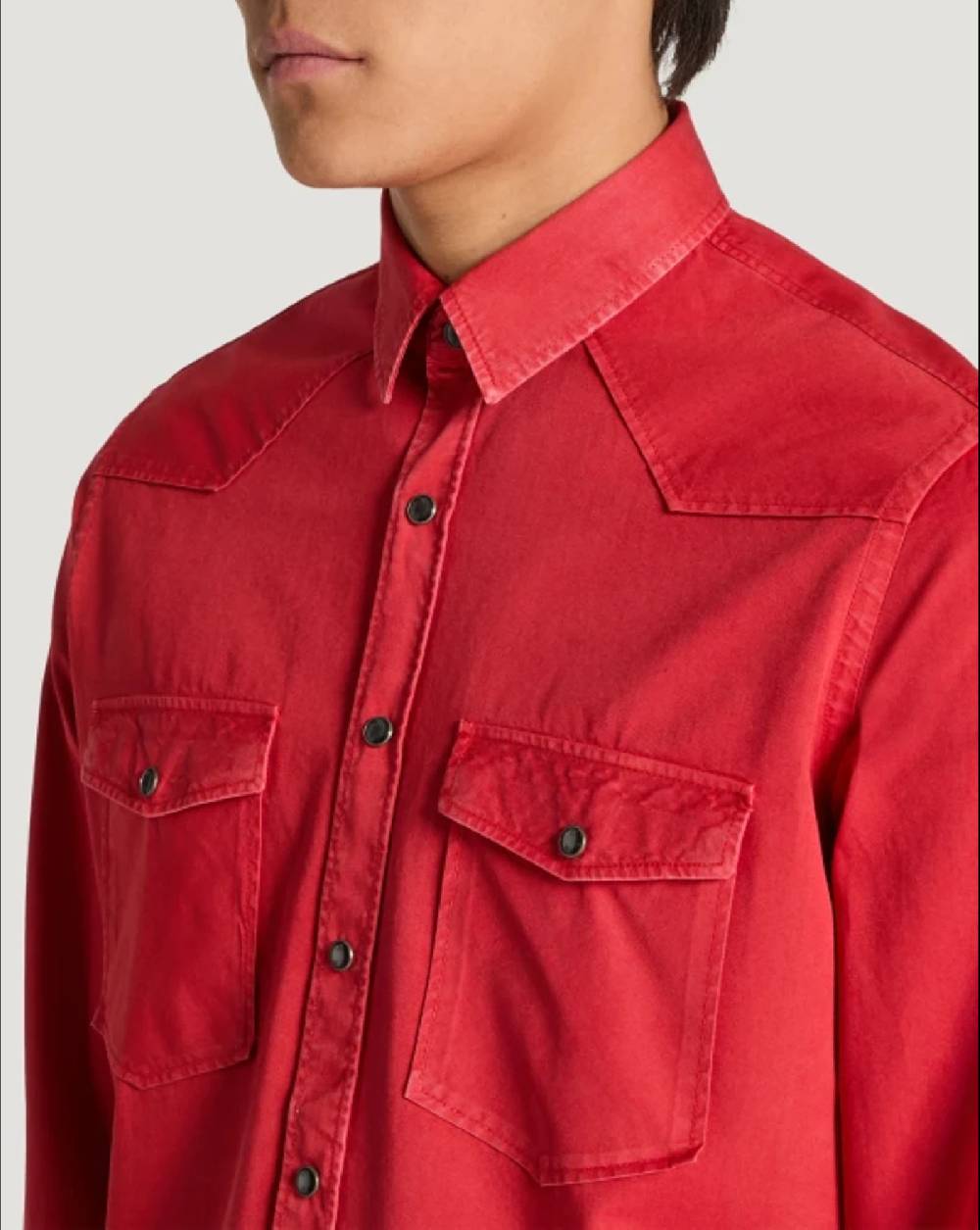 Pt Torino Camicia in gabardina di cotone Vendita