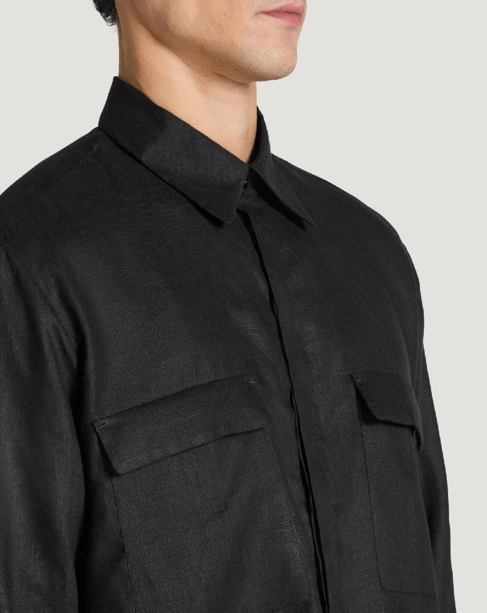 Pt Torino Camicia in lino Qualità Garantita