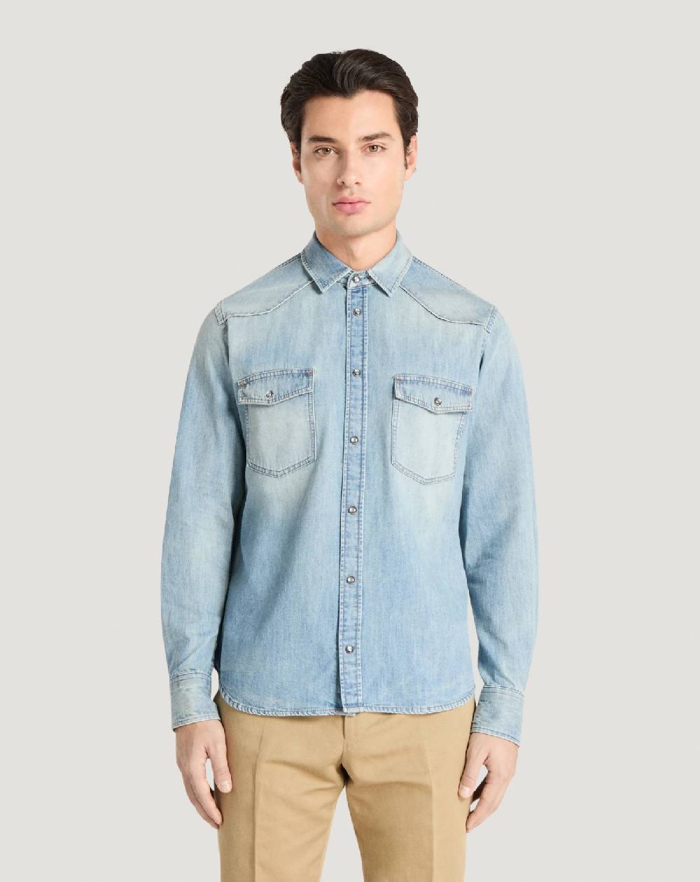 Pt Torino Camicia in denim Negozi Online