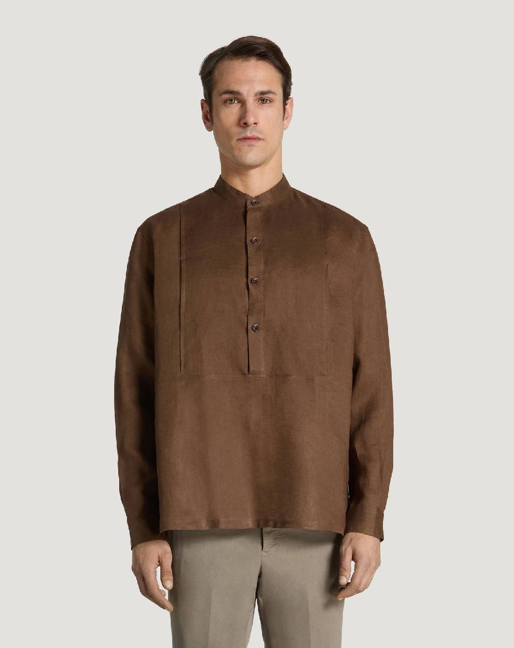 Pt Torino Camicia in lino Prezzo Ridotto