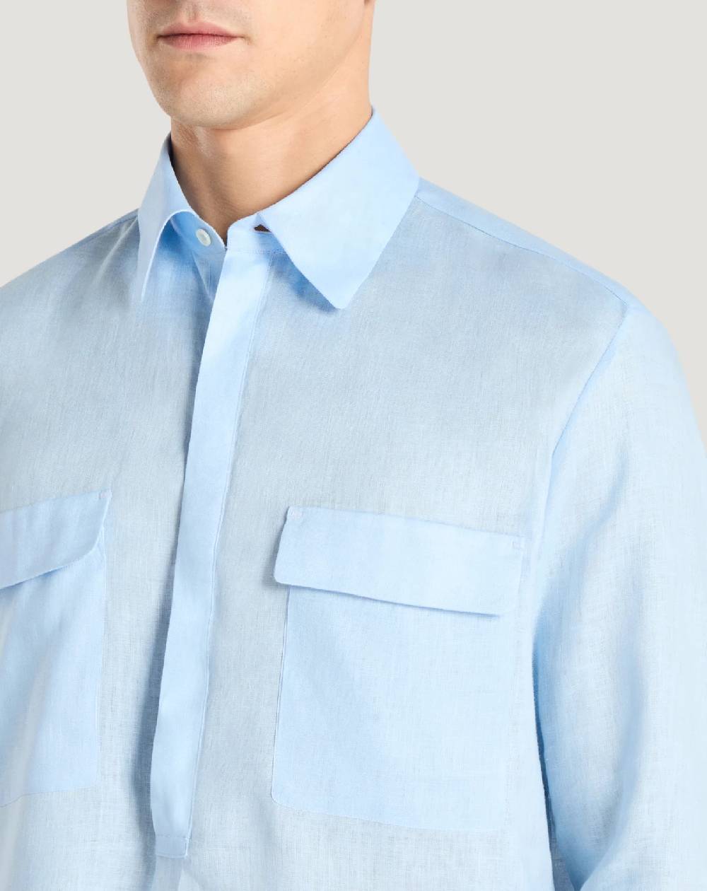 Pt Torino Camicia in lino Convenienza