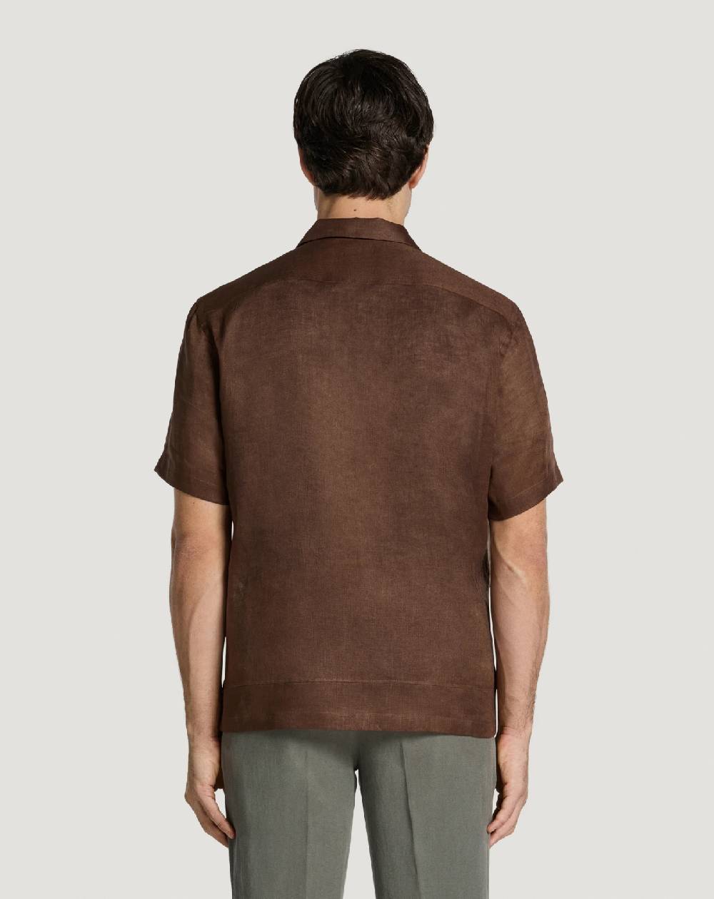 Pt Torino Camicia in lino Negozio online di fabbrica