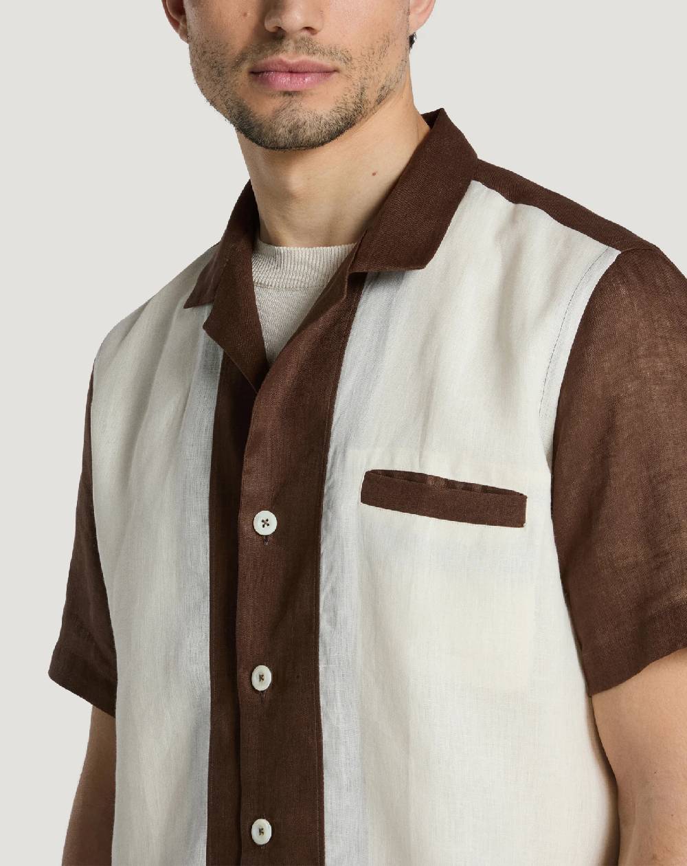 Pt Torino Camicia in lino Negozio online di fabbrica