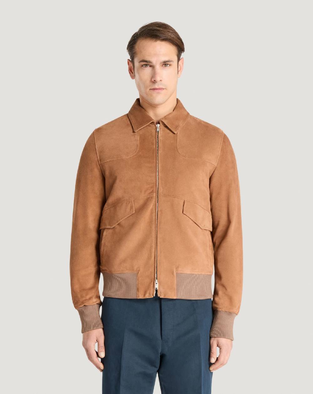 Pt Torino Bomber in suede Shopping Online