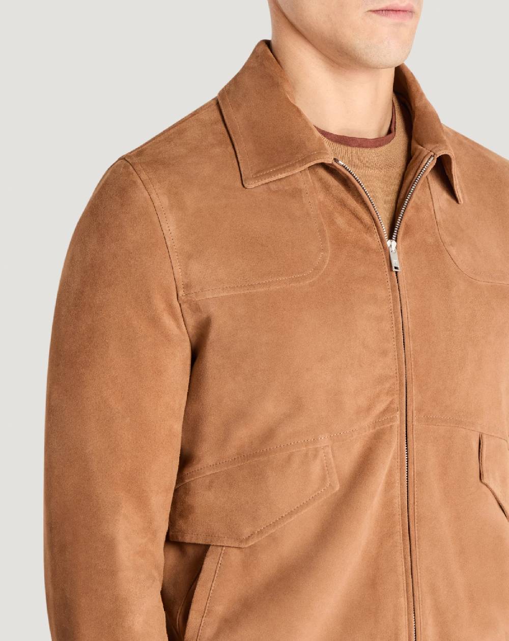 Pt Torino Bomber in suede Shopping Online