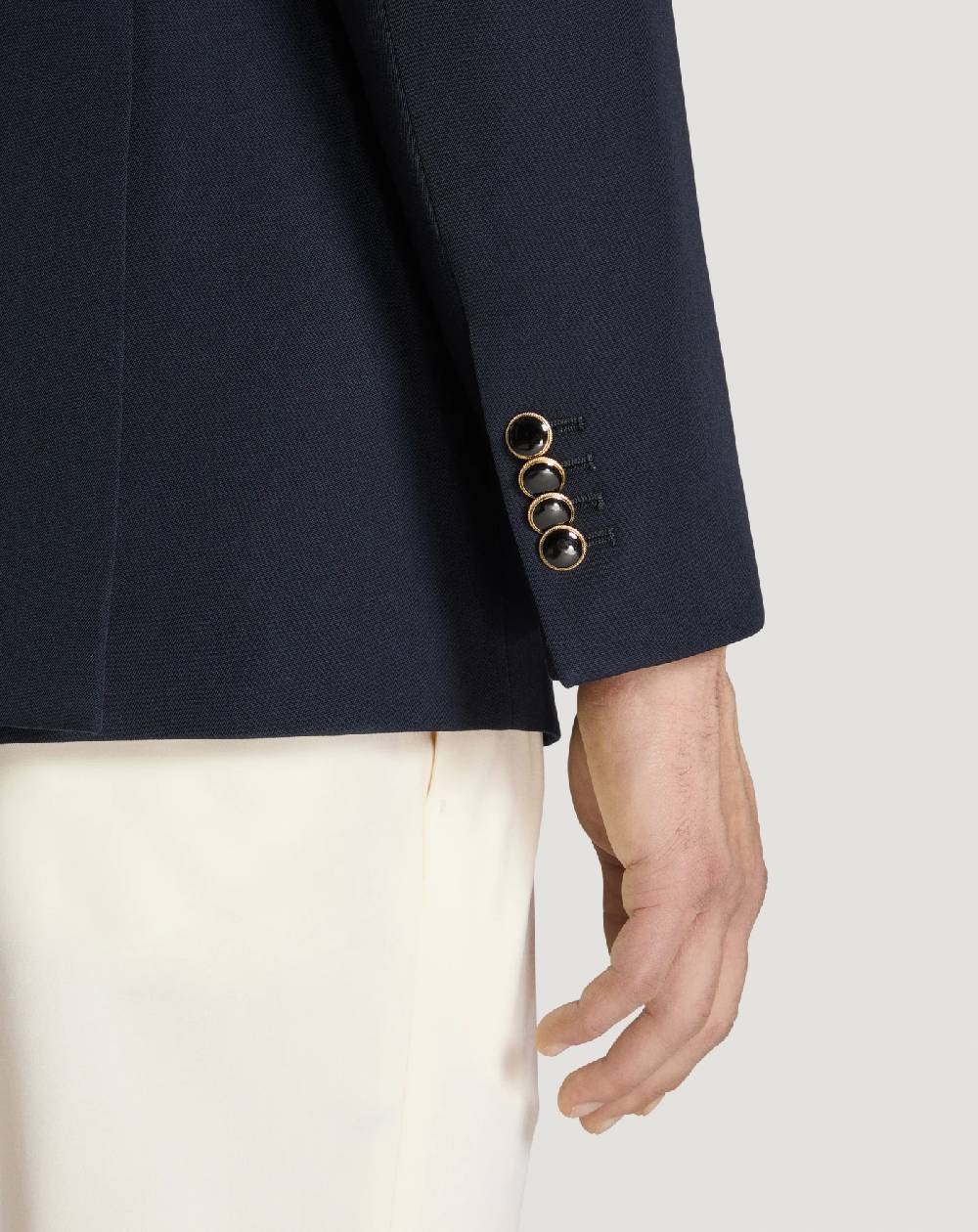 Pt Torino Blazer in lana granité Prezzo Ridotto