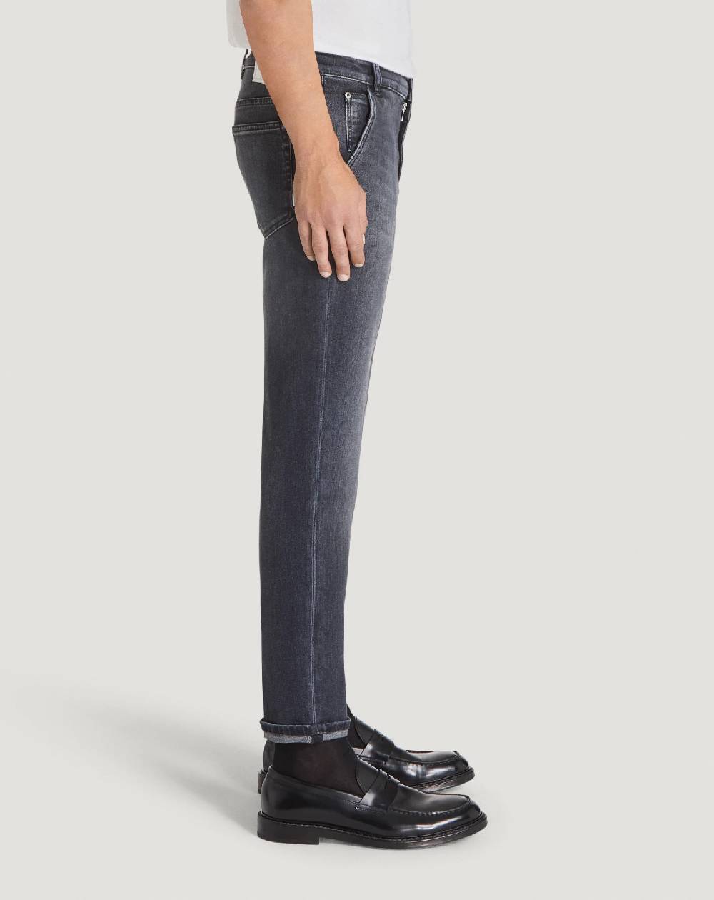 Pt Torino Jeans Indie in denim soft touch Saldi Di Fabbrica