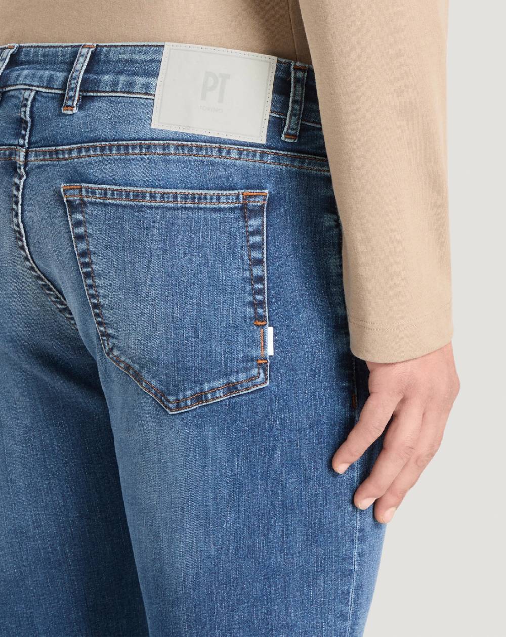 Pt Torino Jeans Soul in denim stretch indigo Negozio