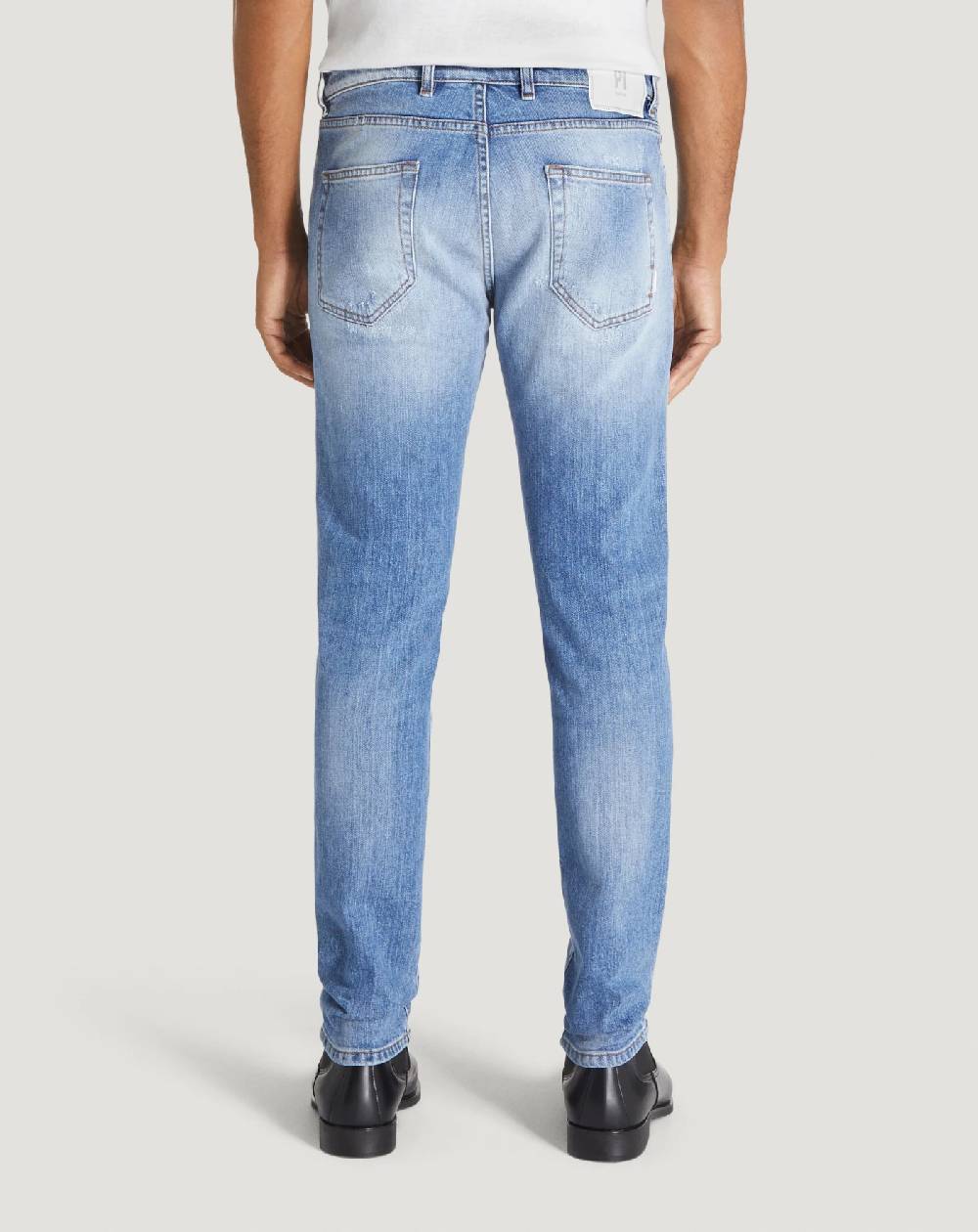 Pt Torino Jeans Rock in denim organico stretch Nuova