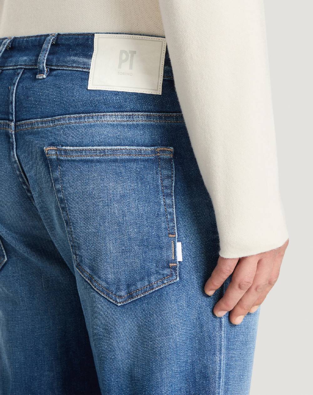 Pt Torino Jeans Reggae in denim stretch Nuovo