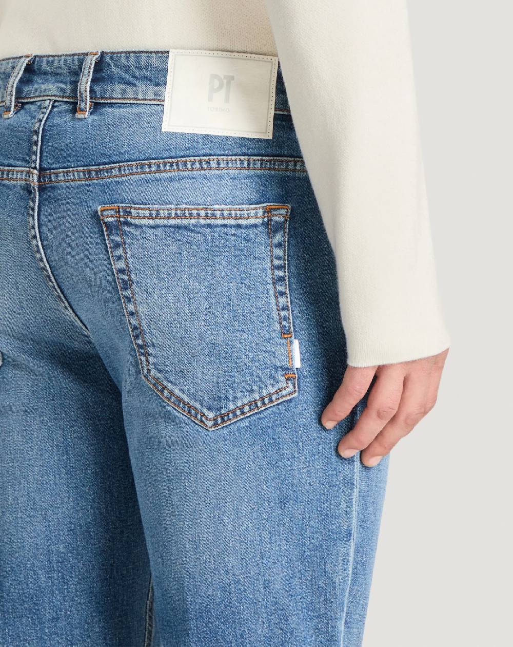 Pt Torino Jeans Reggae in denim recycled stretch Pezzi Unici