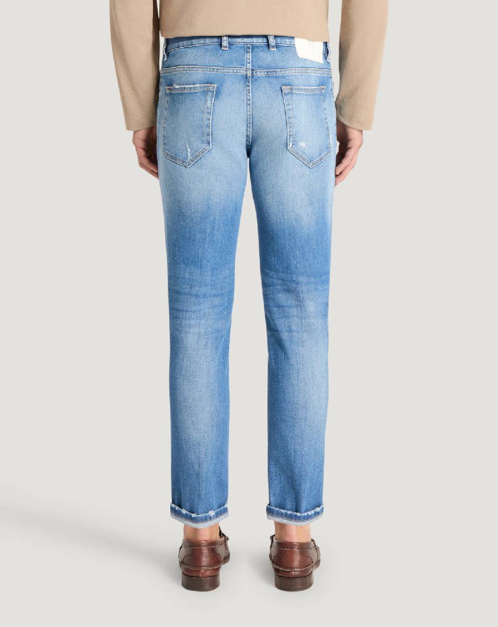 Pt Torino Jeans Reggae in denim stretch indigo Soddisfazione Garantita