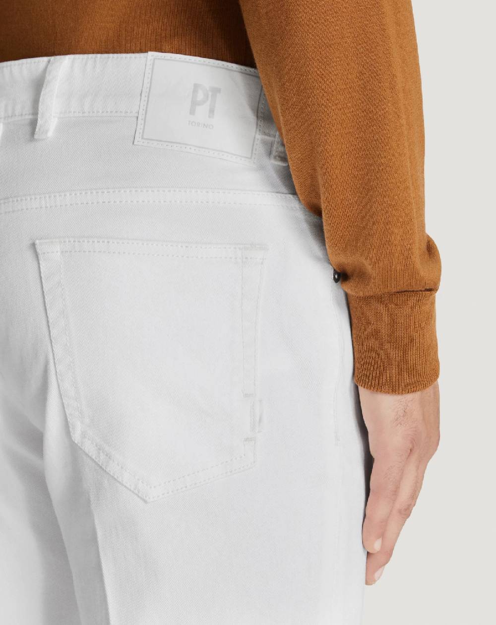Pt Torino Jeans Reggae in denim superwhite Negozi Online