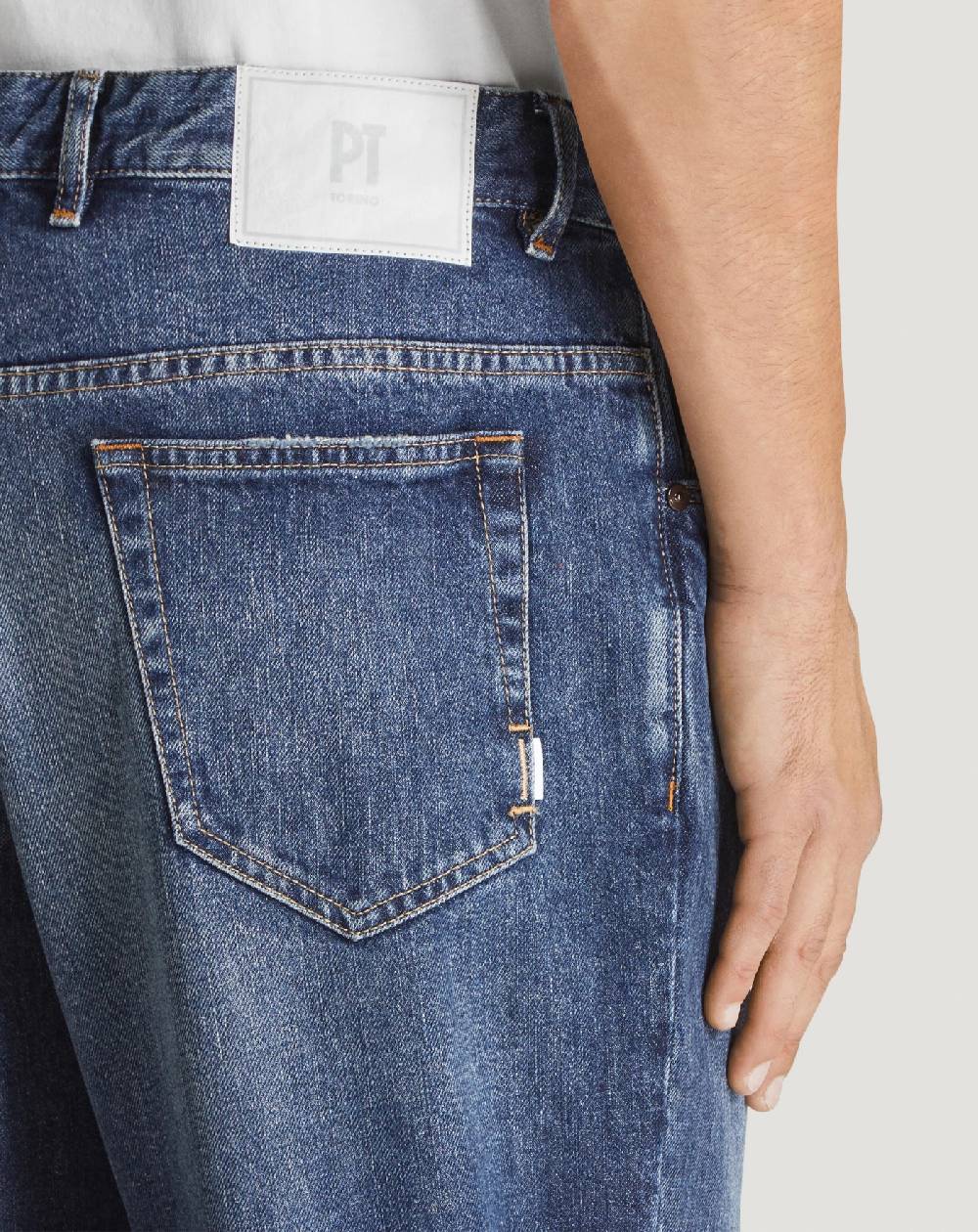 Pt Torino Jeans Rebel in denim vintage Shopping Online