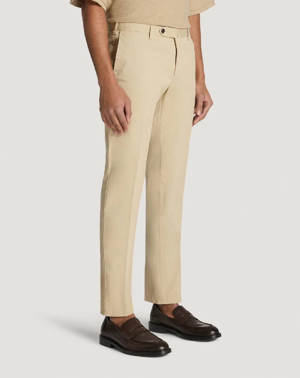 Pt Torino Pantaloni Slim in gabardina stretch Sottocosto