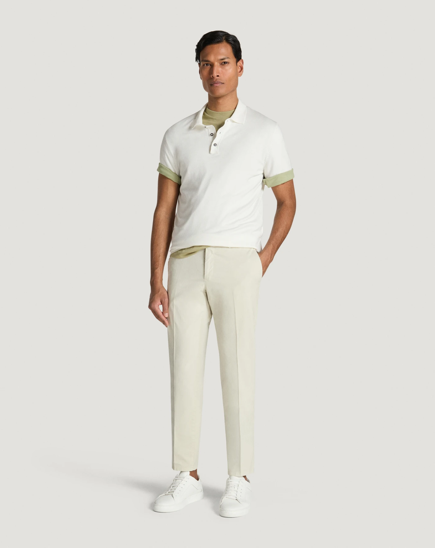 Pt Torino Pantaloni Slim in gabardina stretch Sconto