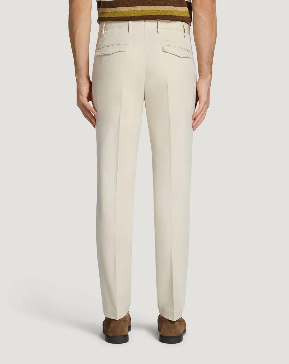 Pt Torino Pantaloni Master in cotone stretch délavé Economico