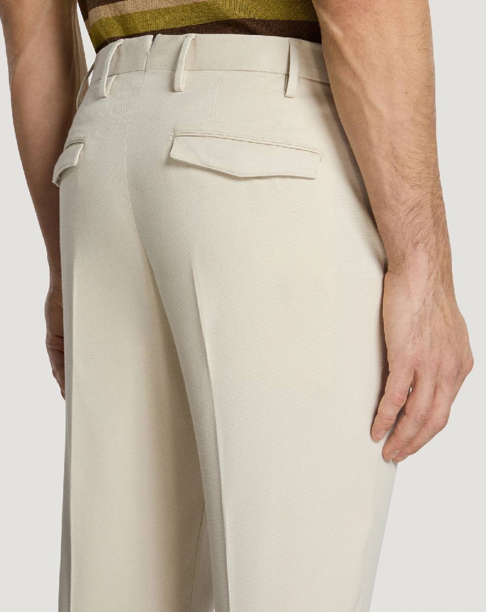 Pt Torino Pantaloni Master in cotone stretch délavé Economico