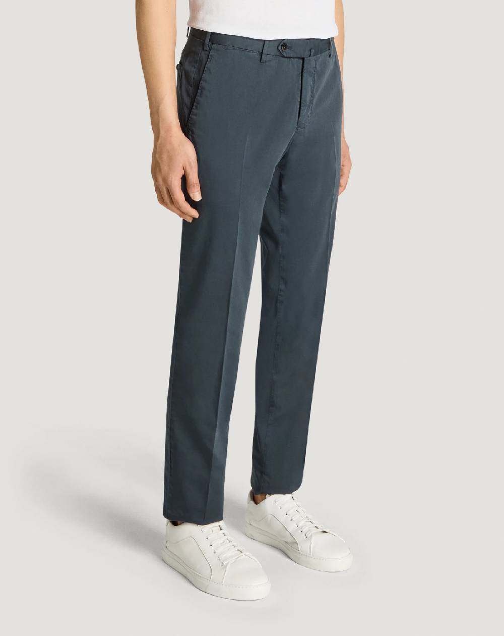 Pt Torino Pantaloni Slim in silkochino In Vendita