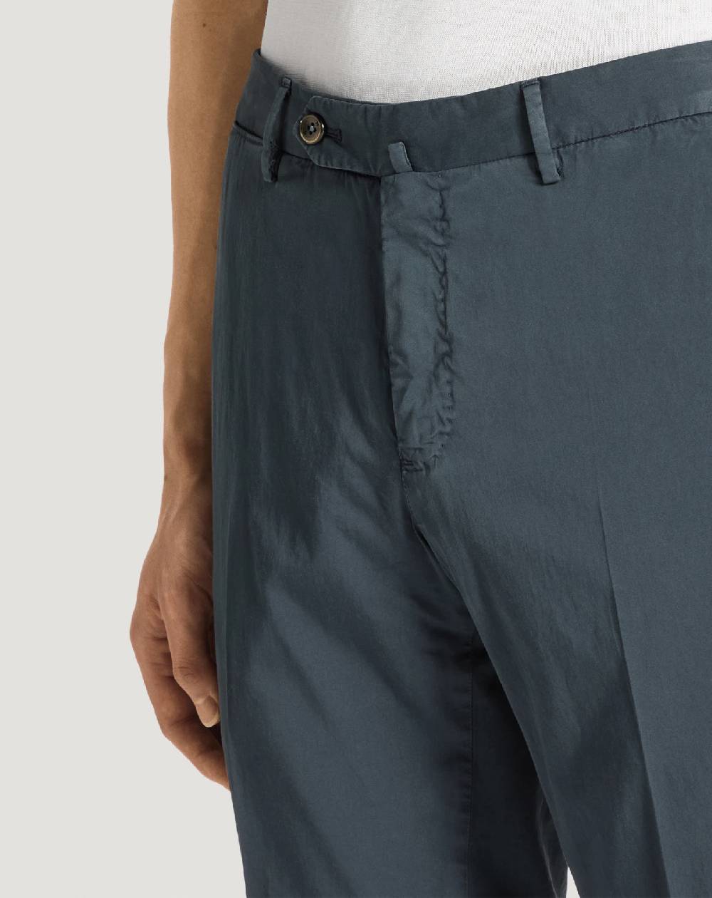 Pt Torino Pantaloni Slim in silkochino In Vendita