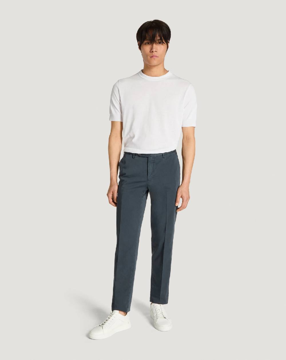 Pt Torino Pantaloni Slim in silkochino In Vendita