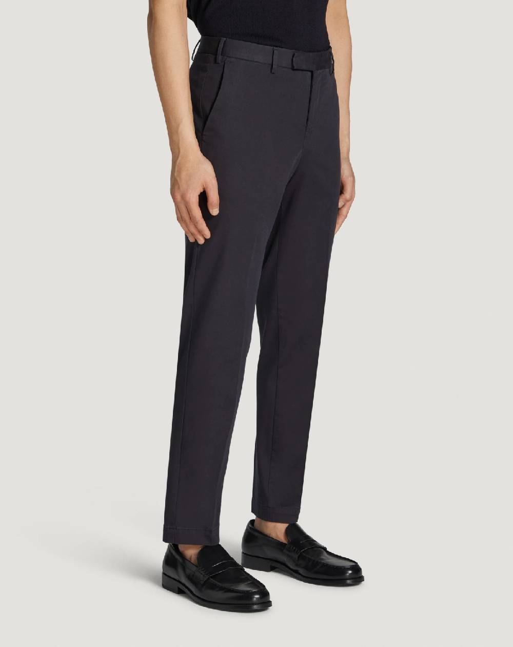 Pt Torino Pantaloni Master in cotone stretch délavé Saldi Di Fabbrica