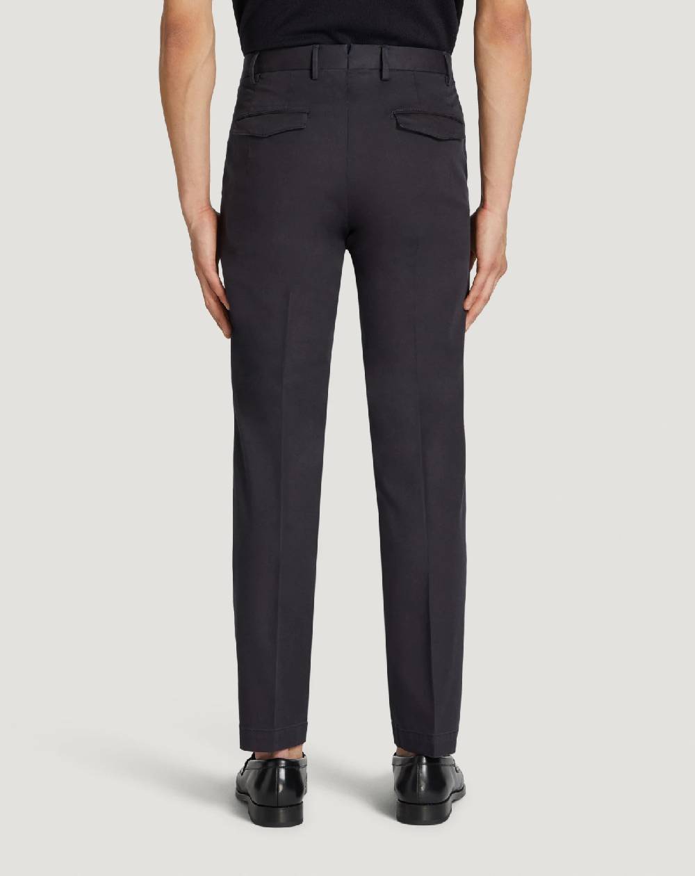 Pt Torino Pantaloni Master in cotone stretch délavé Saldi Di Fabbrica