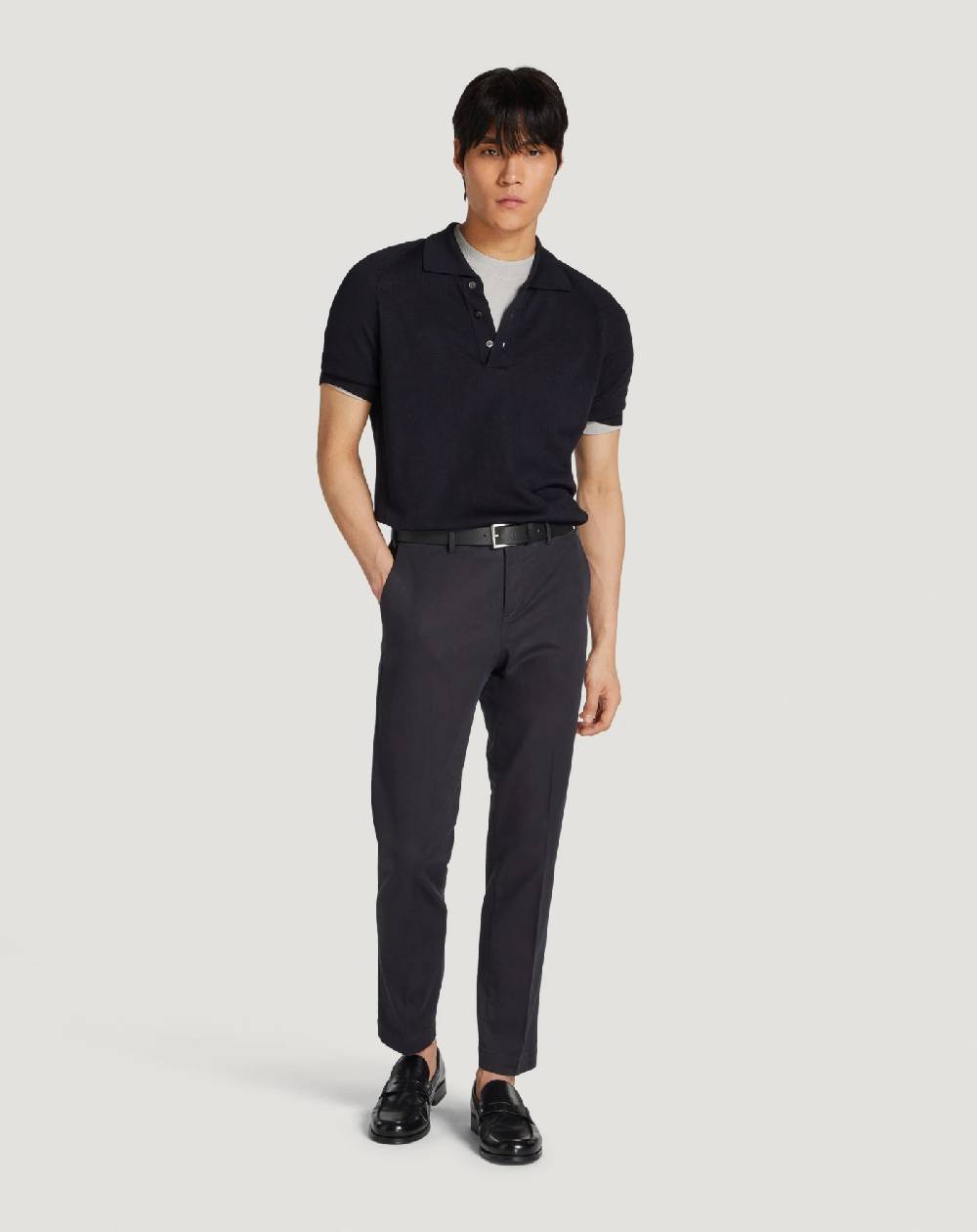 Pt Torino Pantaloni Master in cotone stretch délavé Saldi Di Fabbrica