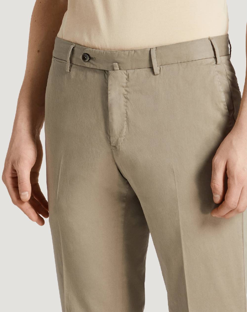 Pt Torino Pantaloni Slim in silkochino Italia