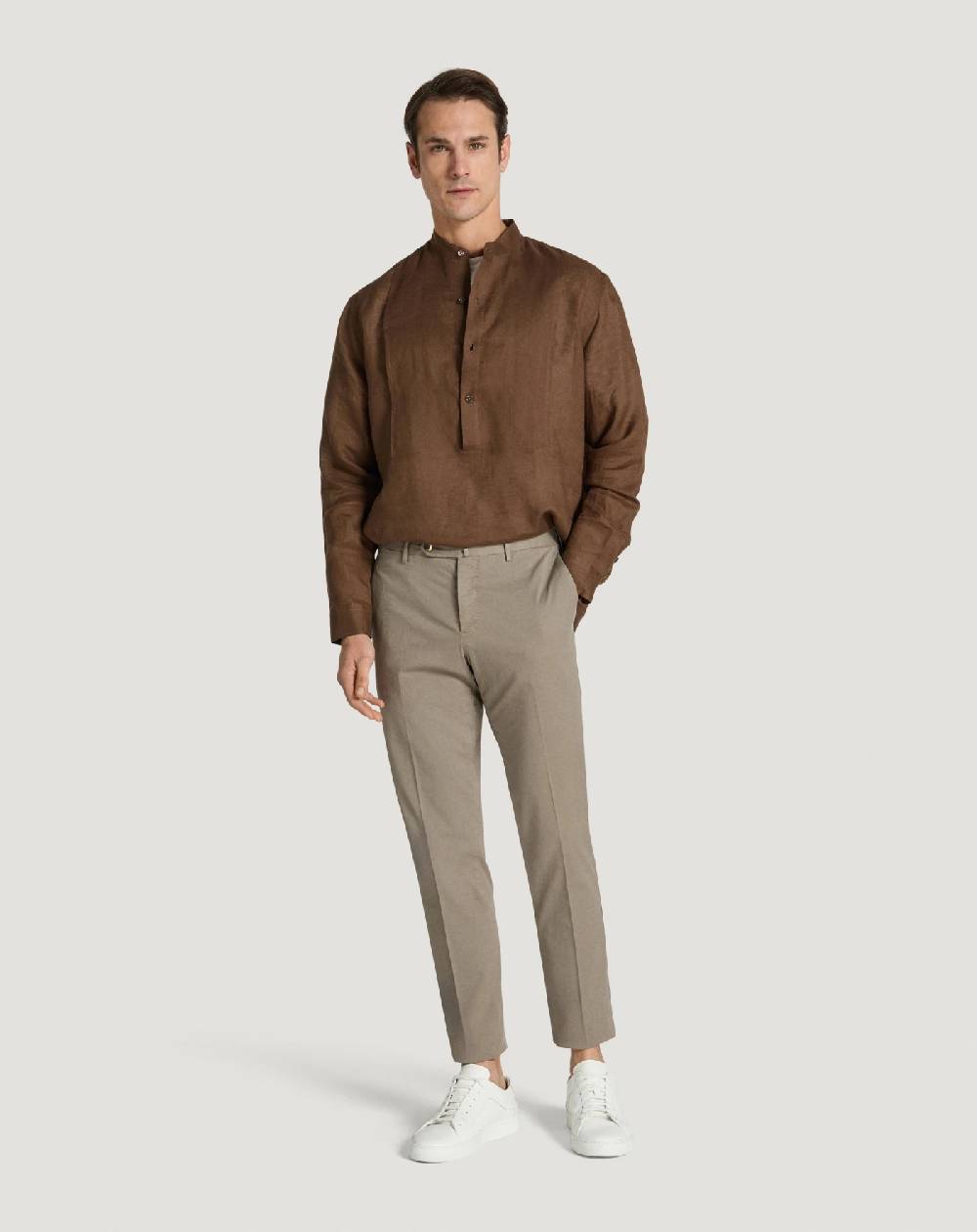 Pt Torino Pantaloni Slim in gabardina stretch 2025