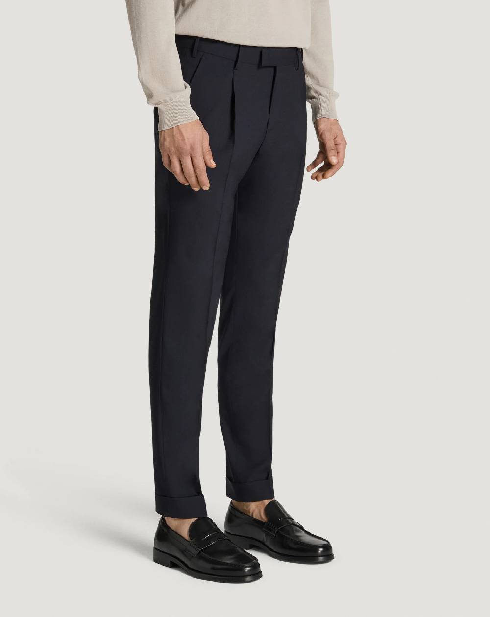 Pt Torino Pantaloni Master in lana four season Qualità