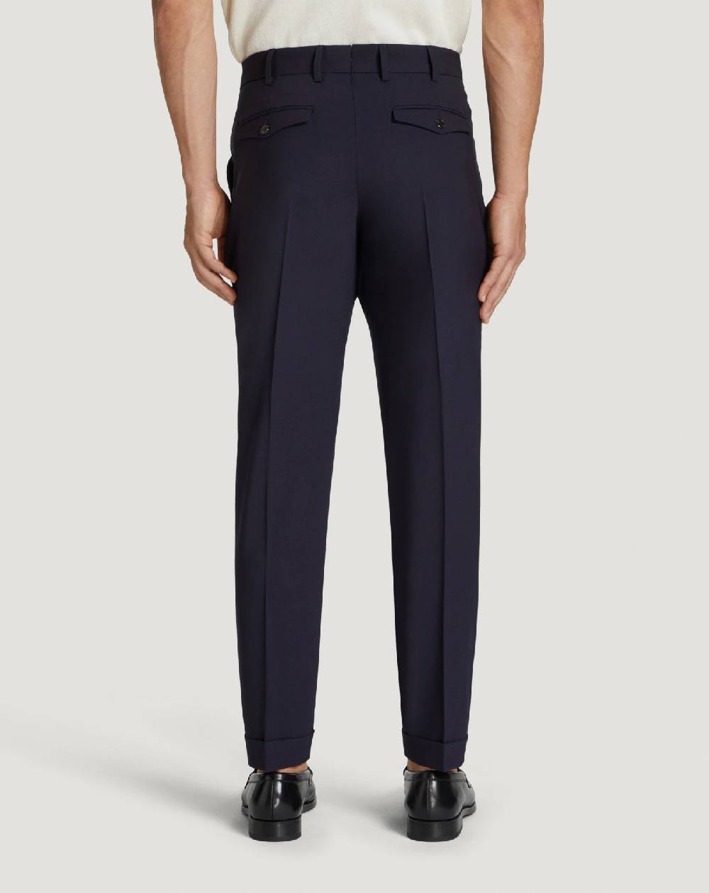Pt Torino Pantaloni Rebel in lana tropical Vendita