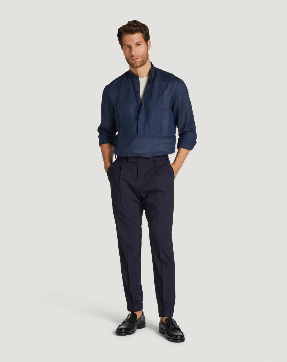 Pt Torino Pantaloni Rebel in lana tropical Vendita