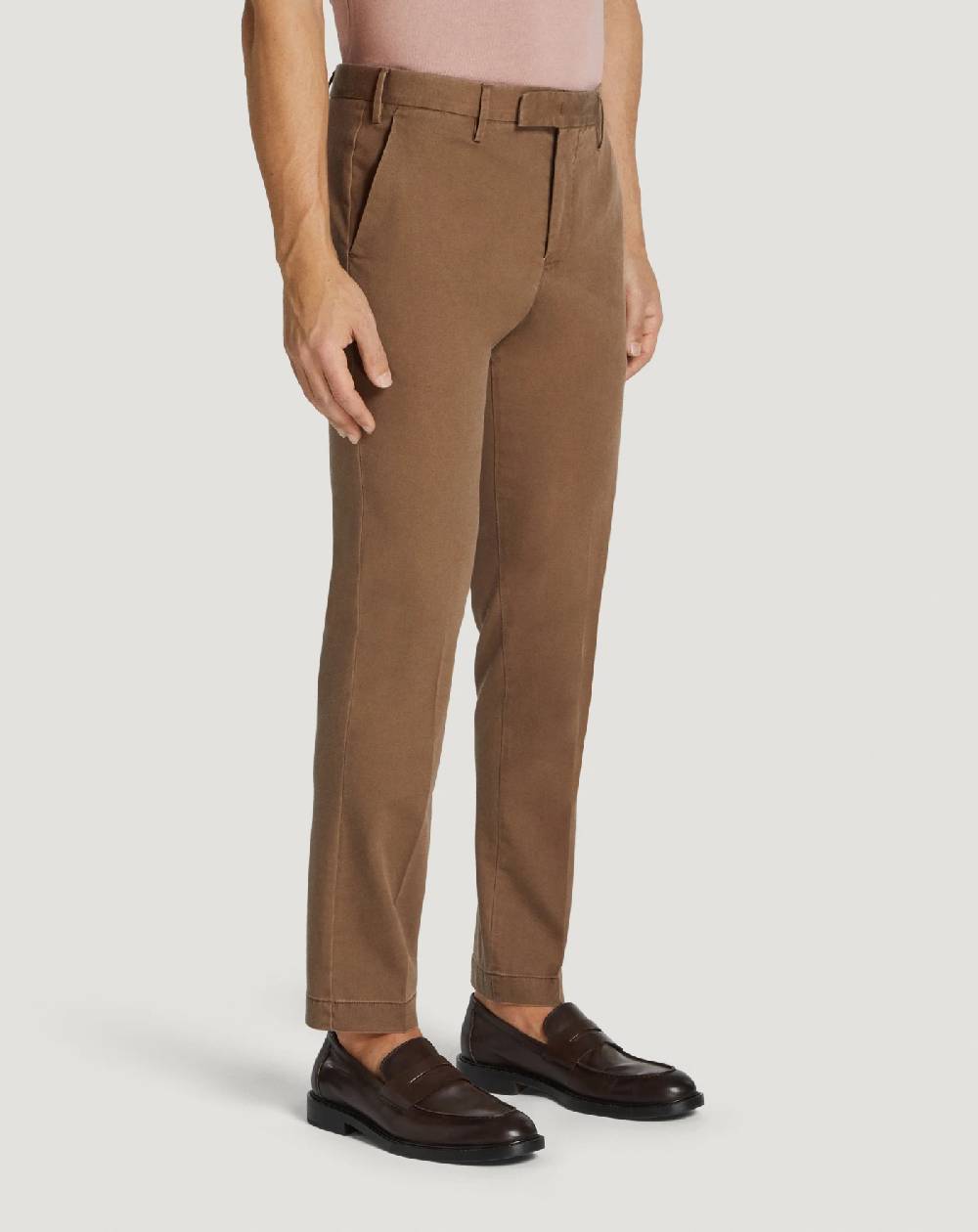 Pt Torino Pantaloni Master in cotone stretch délavé Prezzo Ridotto