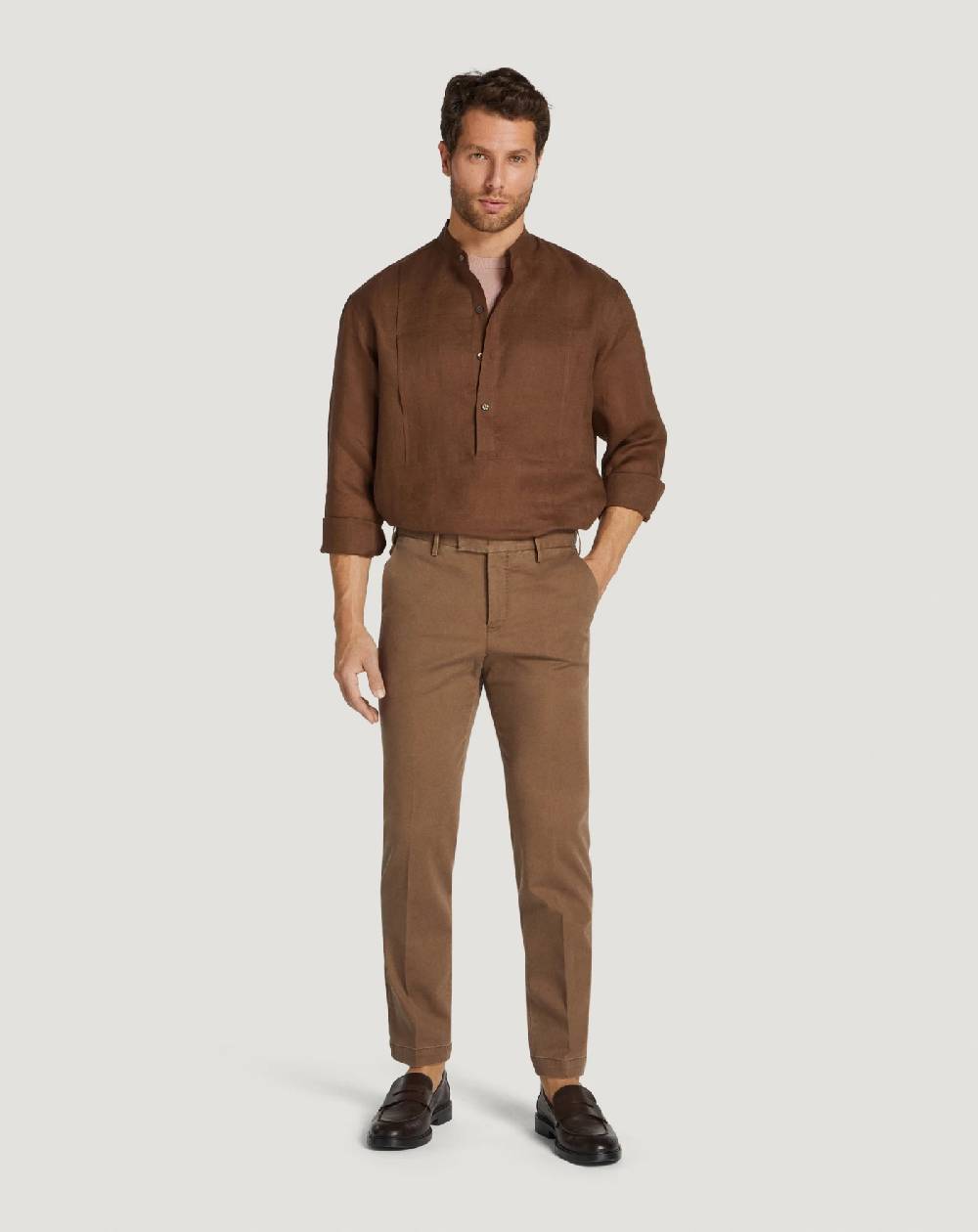 Pt Torino Pantaloni Master in cotone stretch délavé Prezzo Ridotto