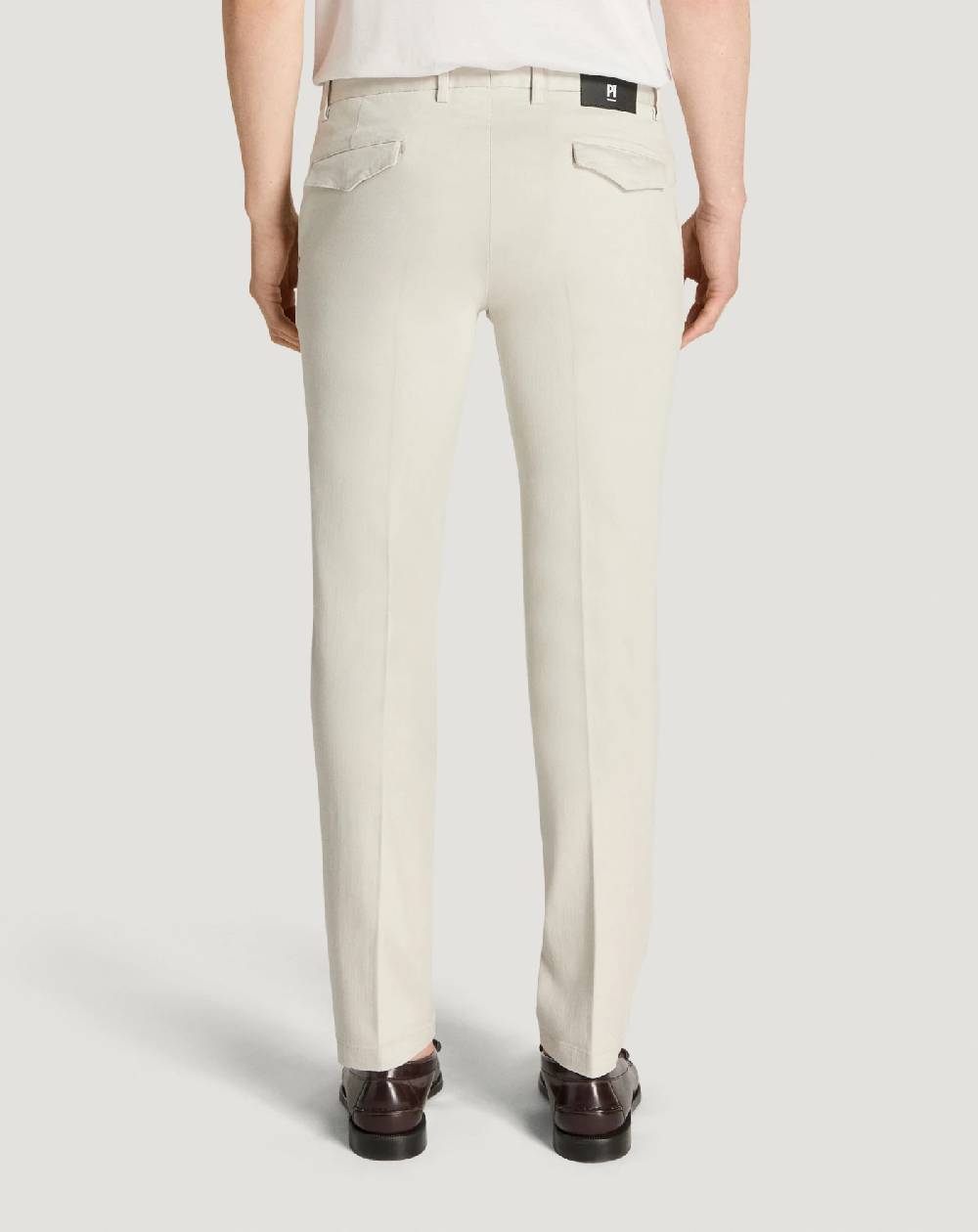Pt Torino Pantaloni House in silky denim stretch Sconto