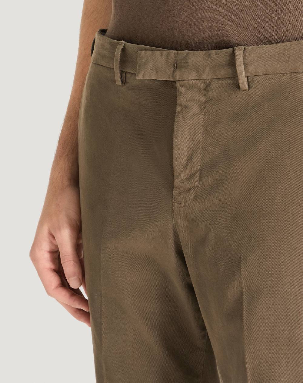 Pt Torino Pantaloni Master in gabardina Economico