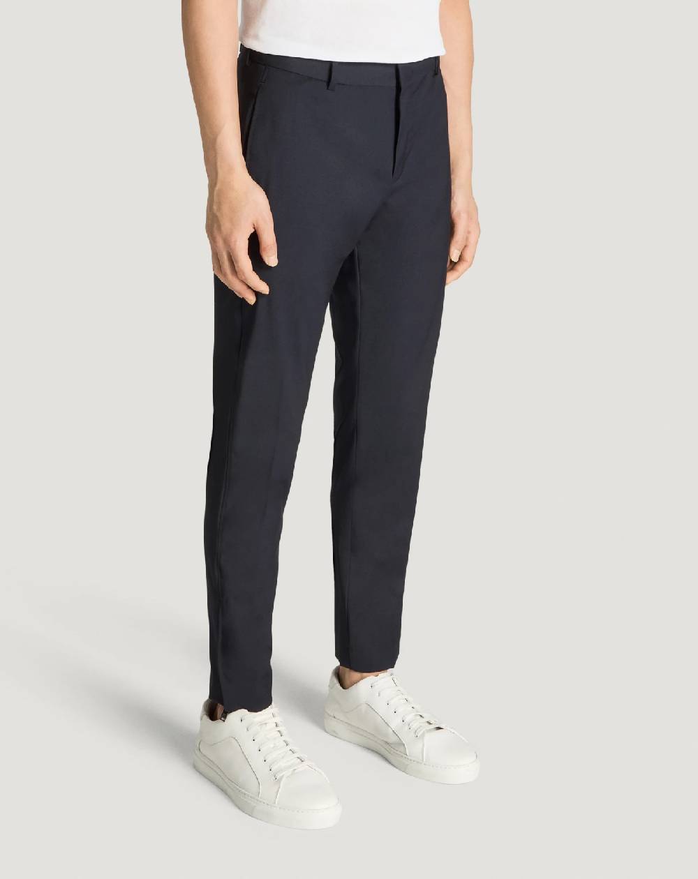 Pt Torino Pantaloni Epsilon Zip in lana active Online