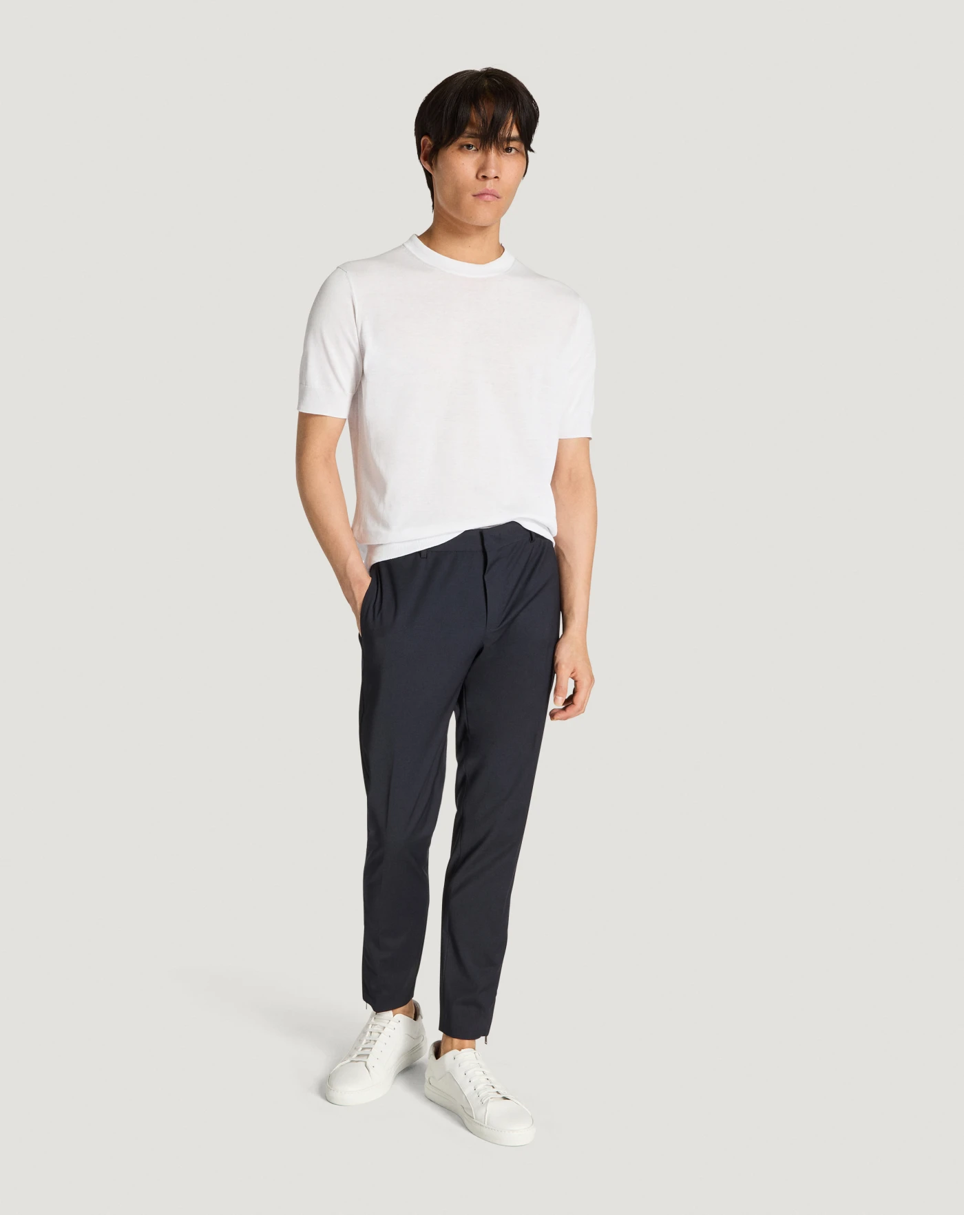 Pt Torino Pantaloni Epsilon Zip in lana active Online