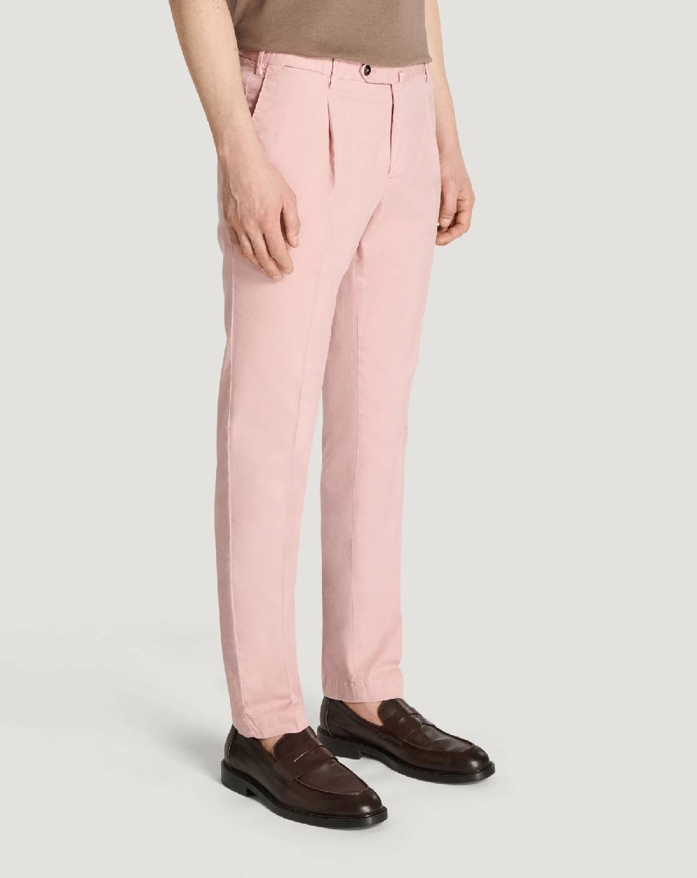 Pt Torino Pantaloni Superslim in twill stretch Offerte esclusive