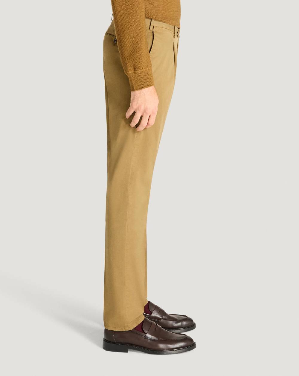 Pt Torino Pantaloni Superslim in gabardina stretch Moda